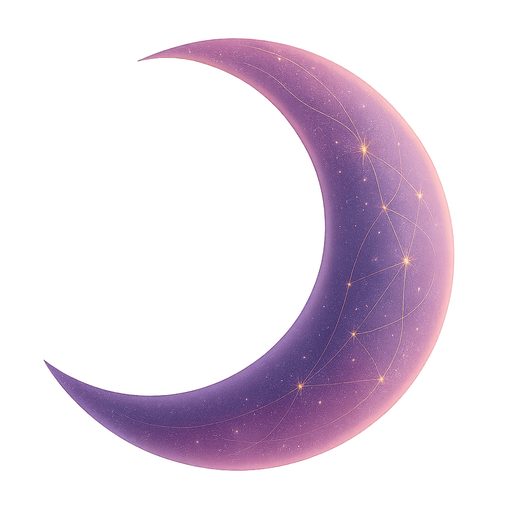 Lune décorative pour la section voyante